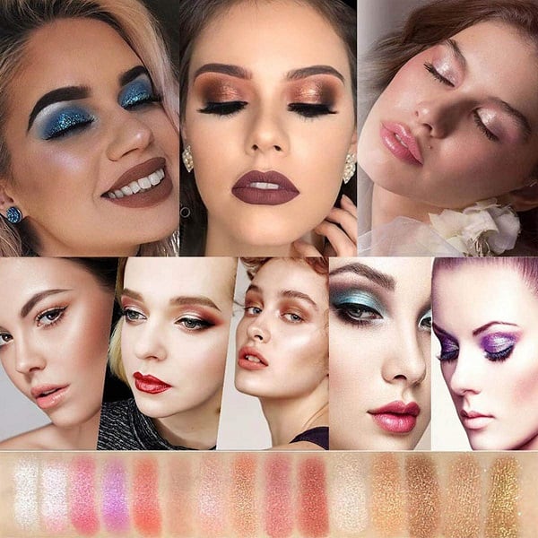 ShimmerGlam Pro - 10 kleuren Sparkle Shimmer oogschaduwpalette | 50% KORTING - Image 10