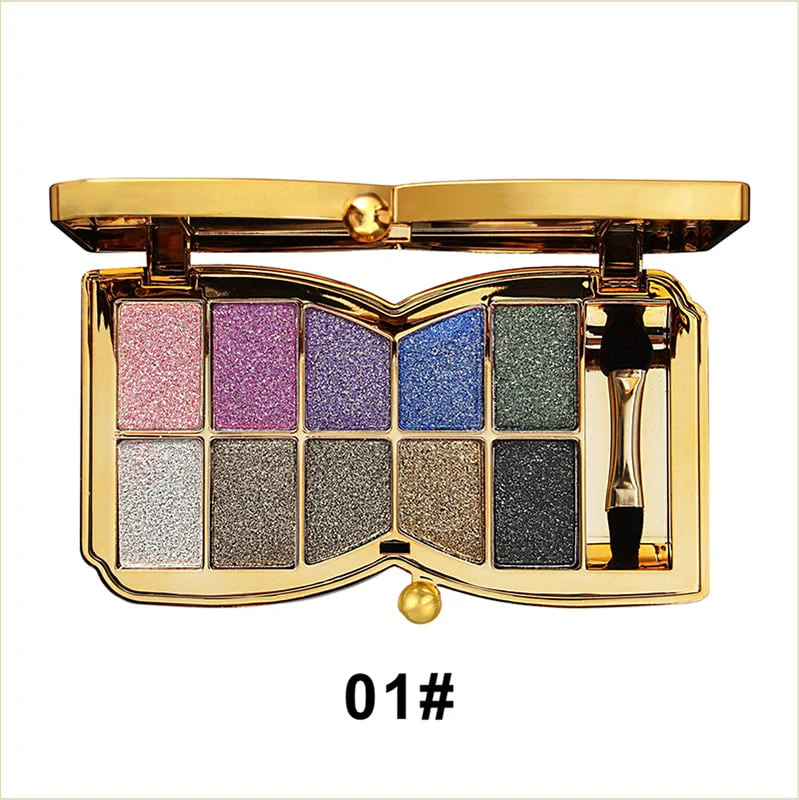 ShimmerGlam Pro - 10 kleuren Sparkle Shimmer oogschaduwpalette | 50% KORTING - Image 11