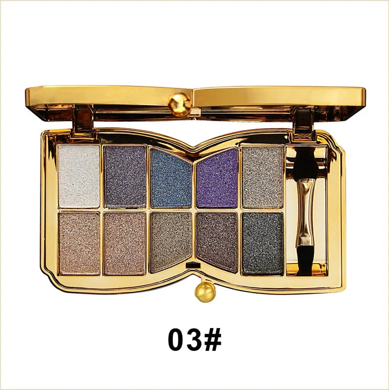 ShimmerGlam Pro - 10 kleuren Sparkle Shimmer oogschaduwpalette | 50% KORTING - Image 13