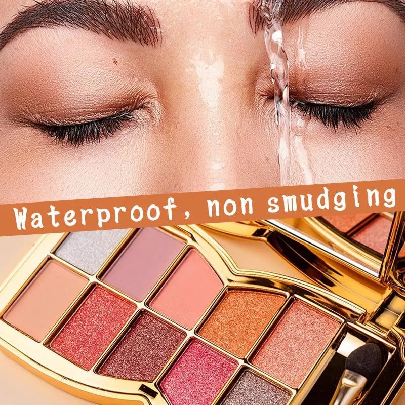 ShimmerGlam Pro - 10 kleuren Sparkle Shimmer oogschaduwpalette | 50% KORTING - Image 6