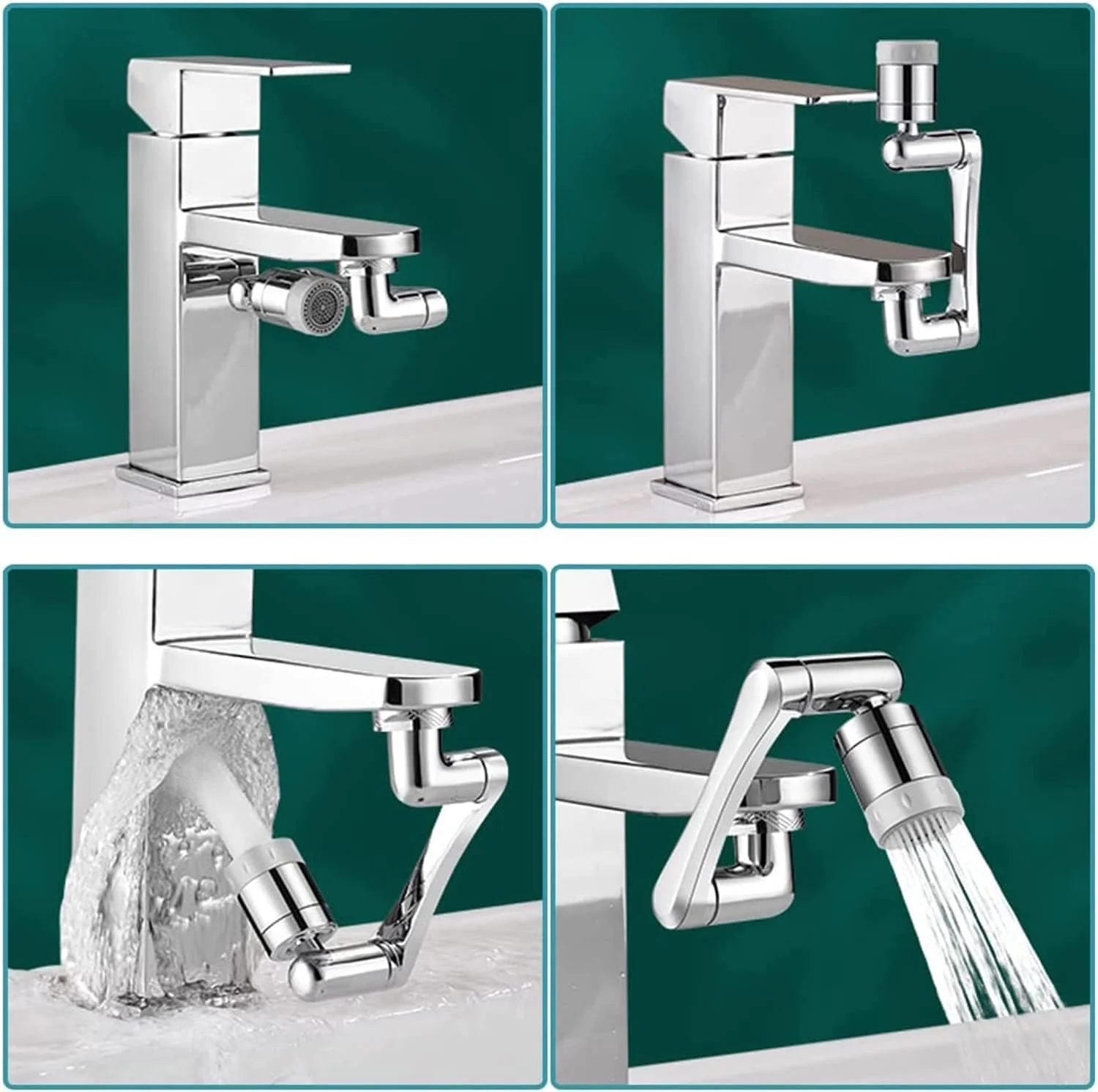 FlexiFlow™ – 1080° Draaibare Kraanadapter | Ultieme Bewegingsvrijheid voor Jouw Wastafel | 50% KORTING - Image 7
