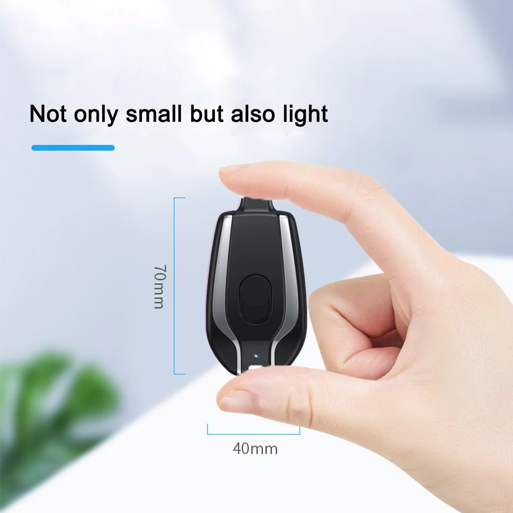1500mAh Mini Power Bank - Sleutelhanger - Noodgevallen - Snellader - Image 13