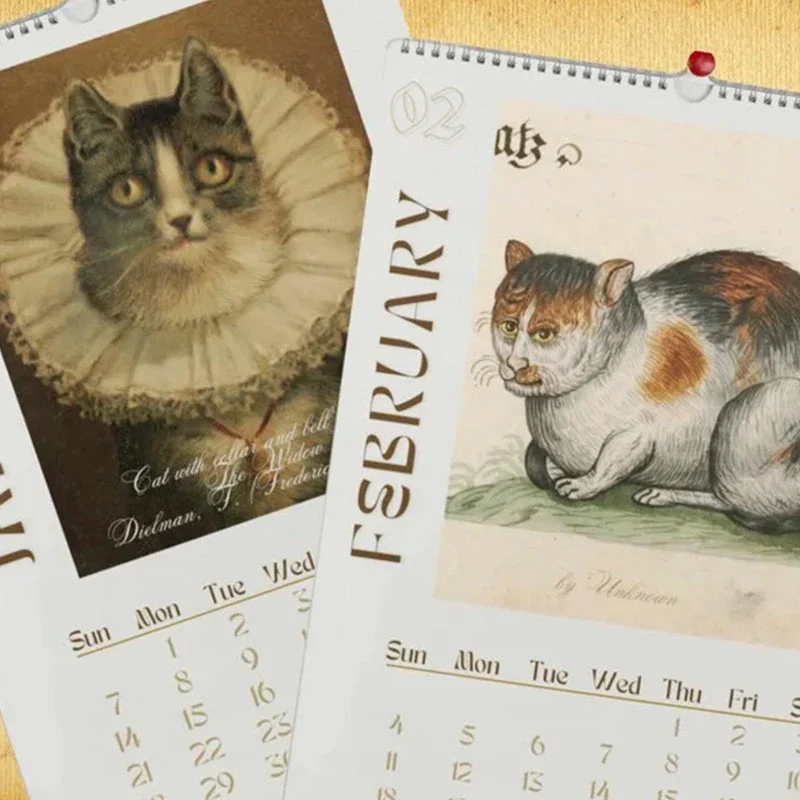 2024 muurhangende kalender, grappige kunst nieuwigheid cadeau - Image 5