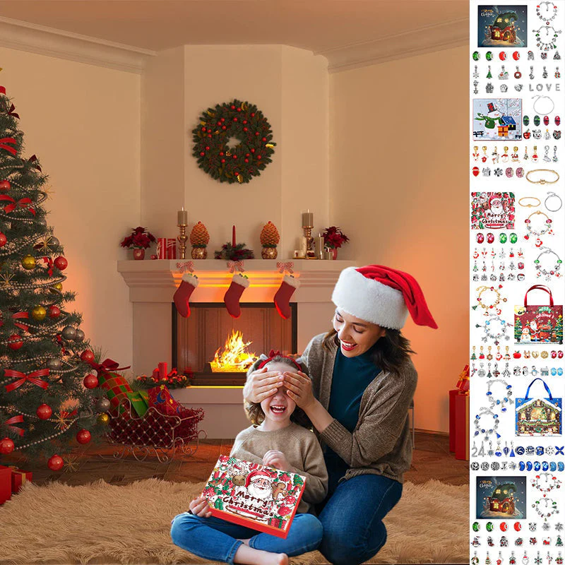 24 Dagen Countdown Kalender DIY Kerst Adventskalender Armbanden Set - Image 11