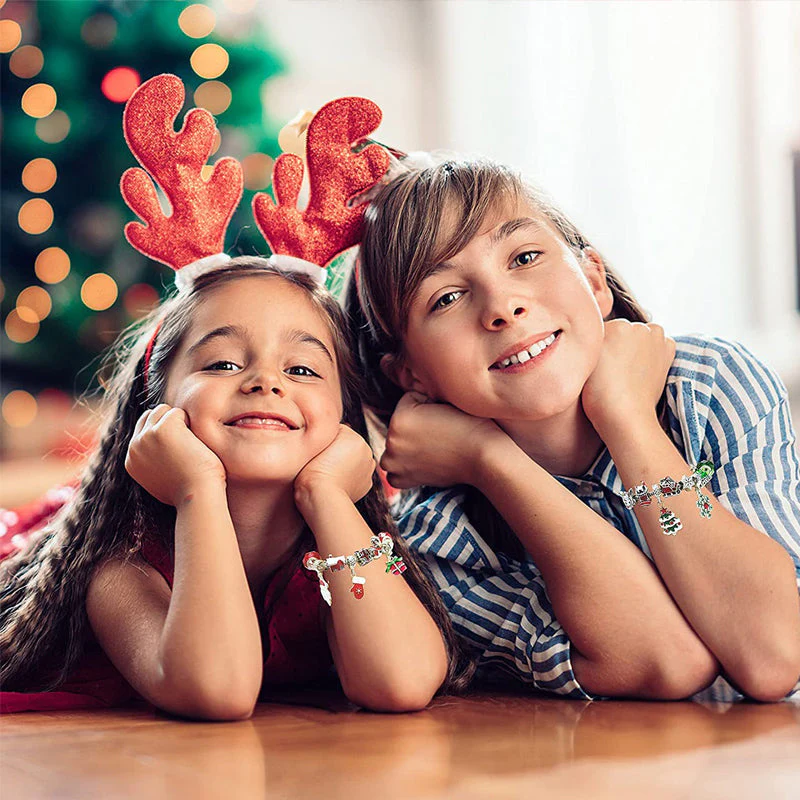 24 Dagen Countdown Kalender DIY Kerst Adventskalender Armbanden Set - Image 4