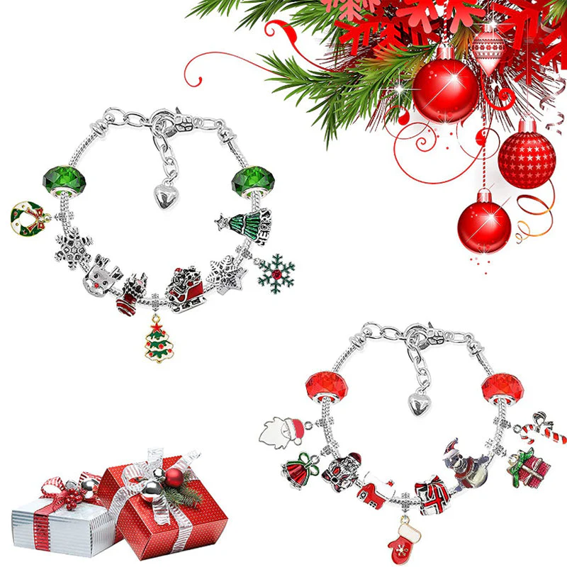 24 Dagen Countdown Kalender DIY Kerst Adventskalender Armbanden Set - Image 5