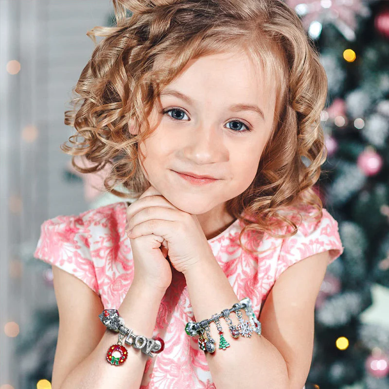 24 Dagen Countdown Kalender DIY Kerst Adventskalender Armbanden Set - Image 8