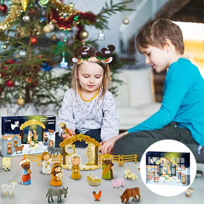 24 Dagen Kerstmis Kerststal Set