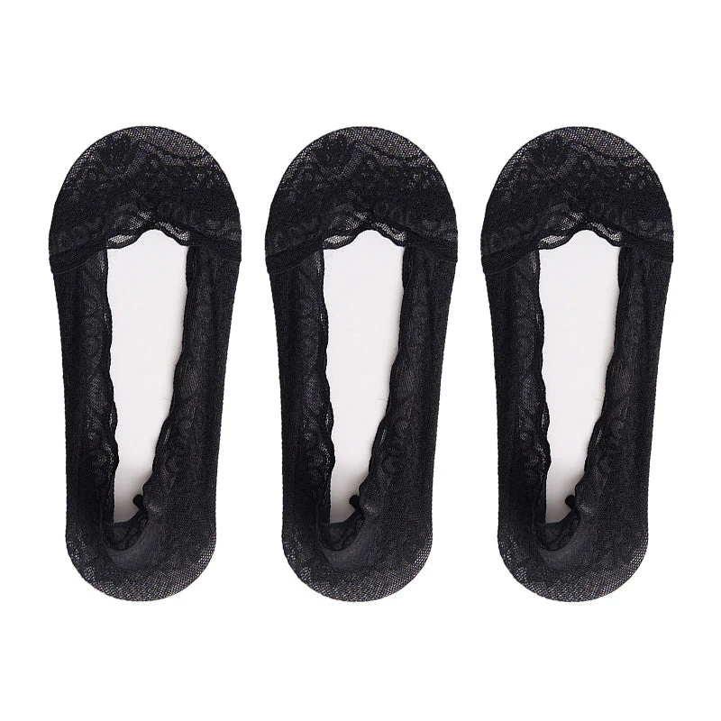 【3 paar】 Kanten No Show-voeringsokken voor dames - Image 19
