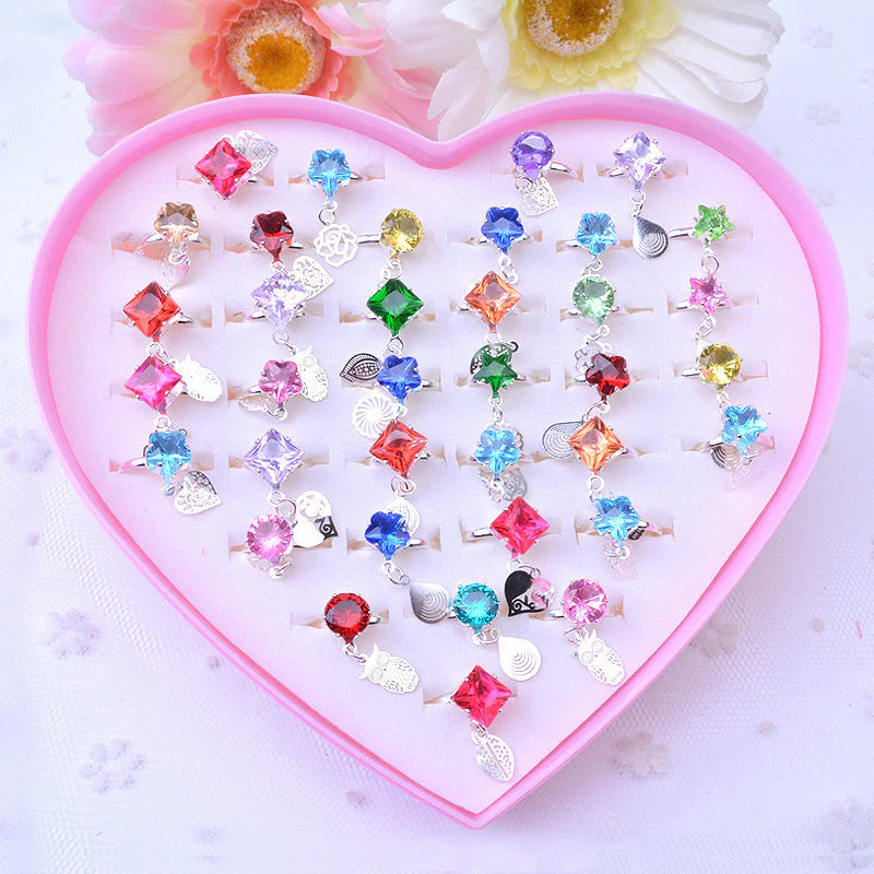 36 stuks schattige ringen voor meisjes - Image 11