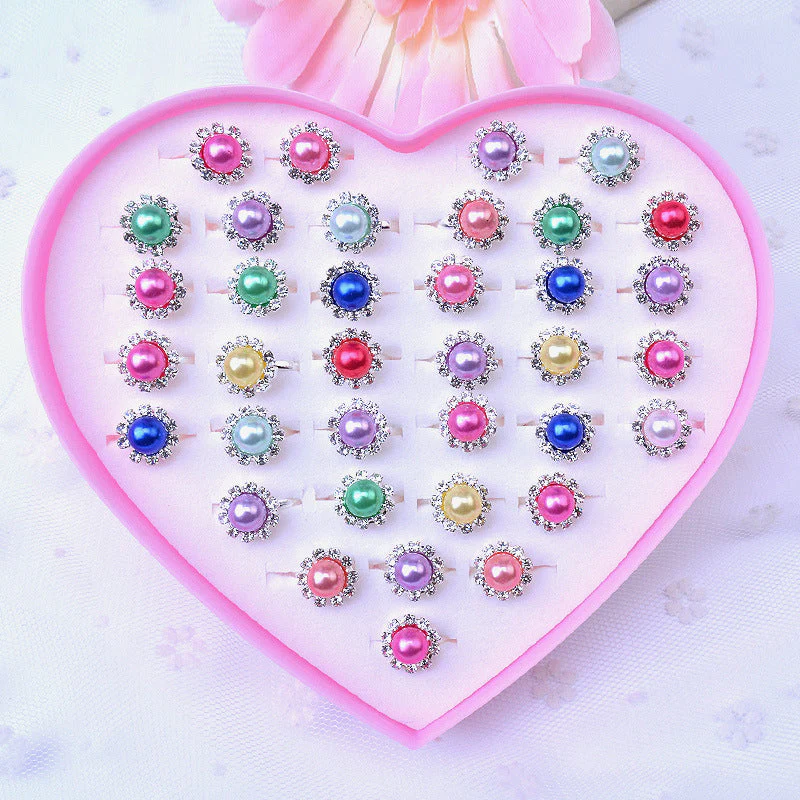 36 stuks schattige ringen voor meisjes - Image 12