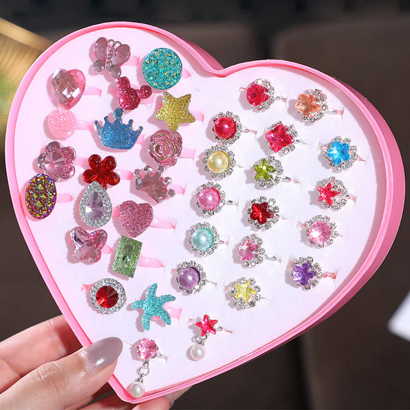 36 stuks schattige ringen voor meisjes - Image 2