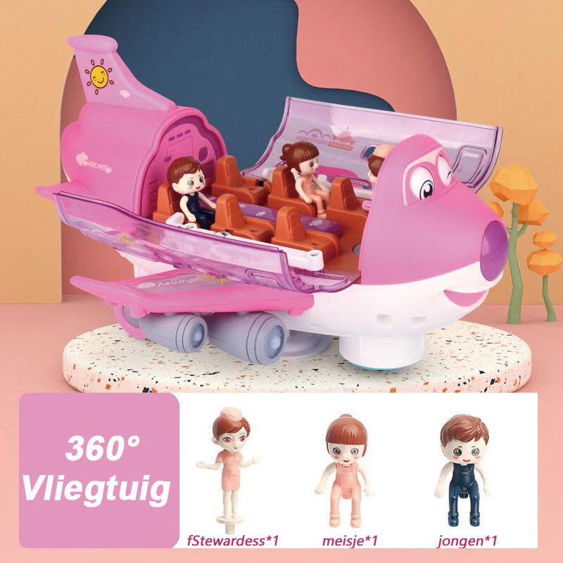 360° draaibaar elektrisch speelgoed vliegtuig - Image 2