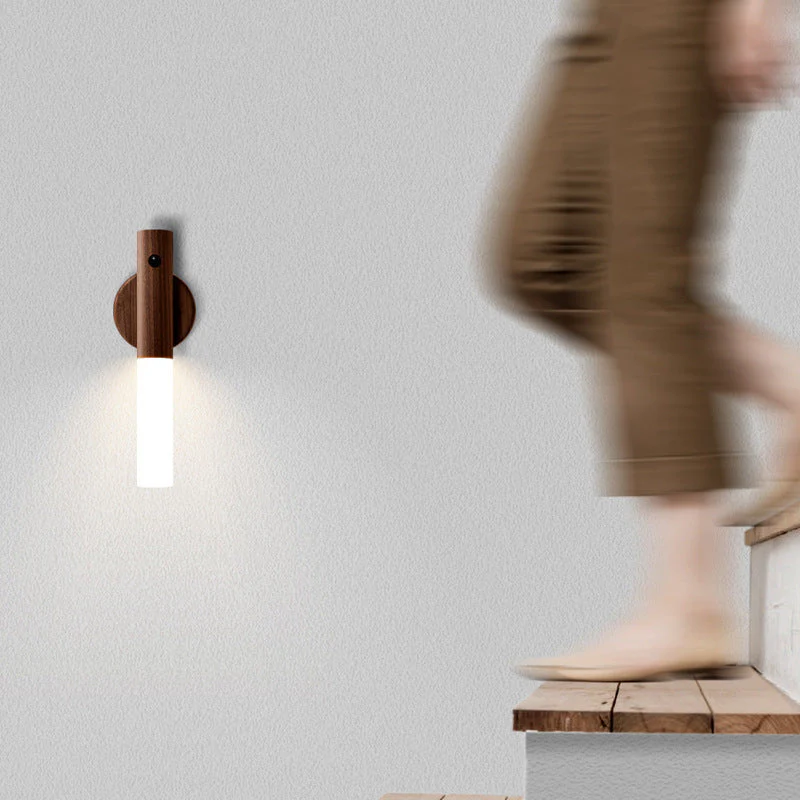 360° draaibare houten LED-wandlamp - Image 5