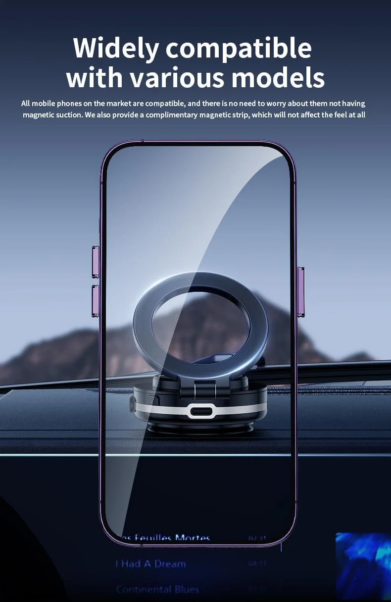 360° draaibare magnetische telefoonhouder voor in de auto - Image 16
