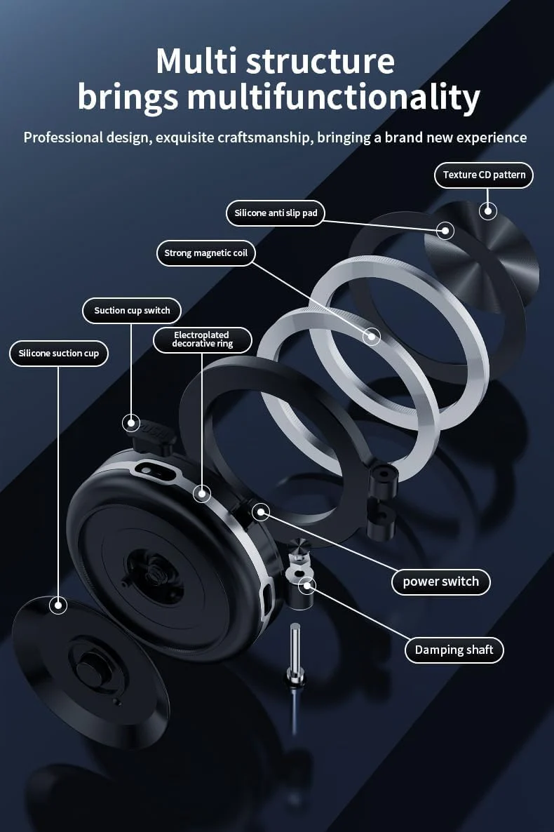 360° draaibare magnetische telefoonhouder voor in de auto - Image 5