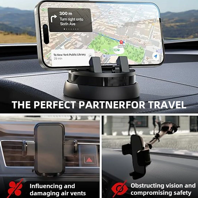 360° Telefoonhouder Auto - Stabiel, Beschermt Tegen Schokken & Krassen - Image 3