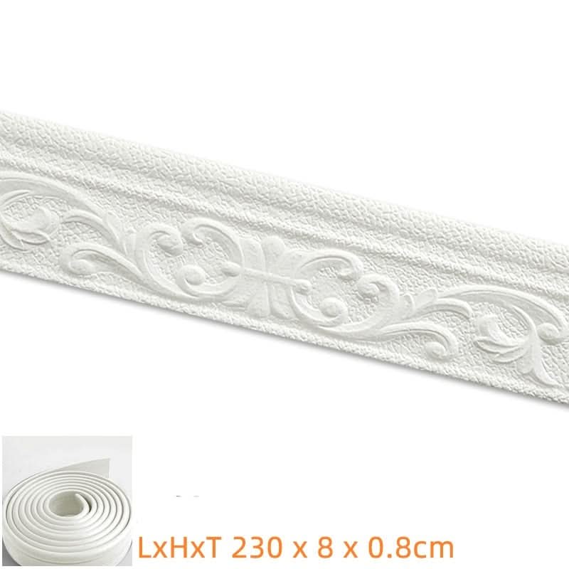 3D-sokkel - Zelfklevende 3D-wandbekleding Stroken x 230 cm - Image 11