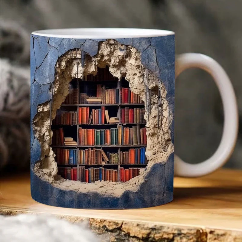 3D boekenplank mok - Image 4