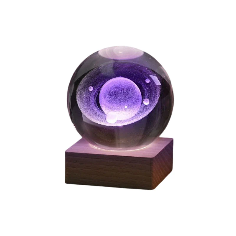 3D Galaxy Crystal Ball Nachtlampje Decorlamp - Image 12