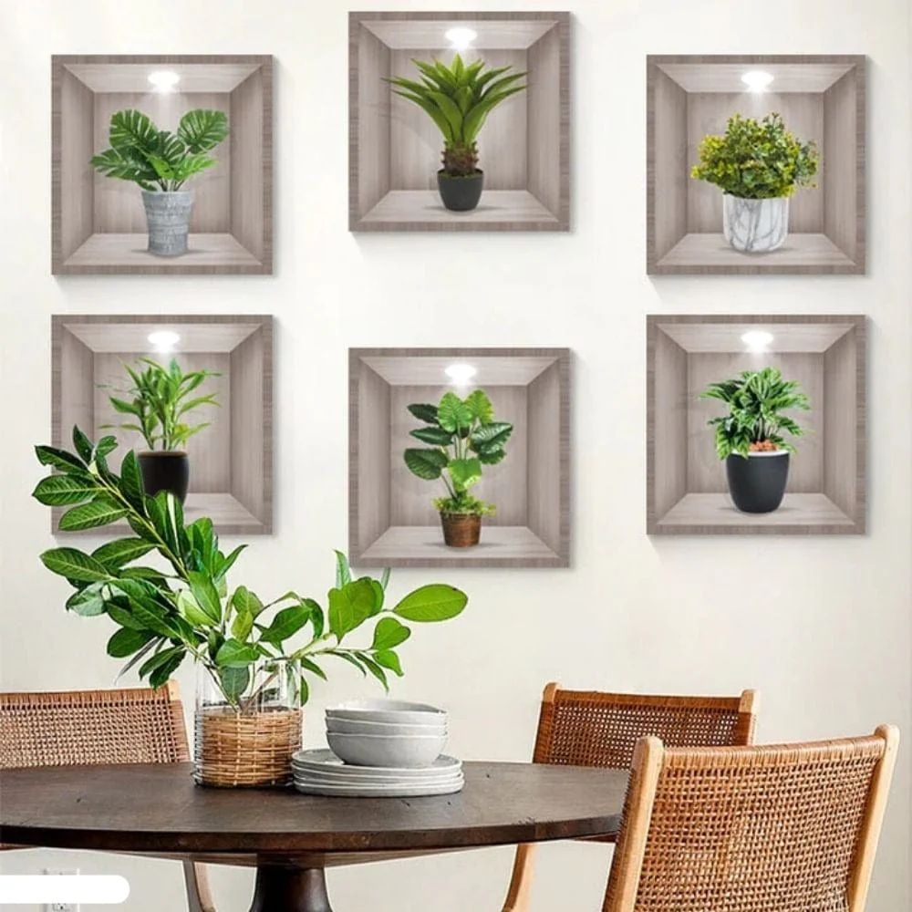 3D Groene Planten Muurstickers - Image 4