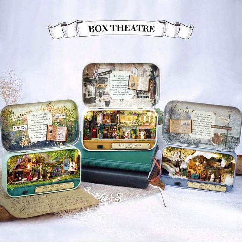 3D miniatuur poppenhuis met licht doe-het-zelf speelgoed - Image 3