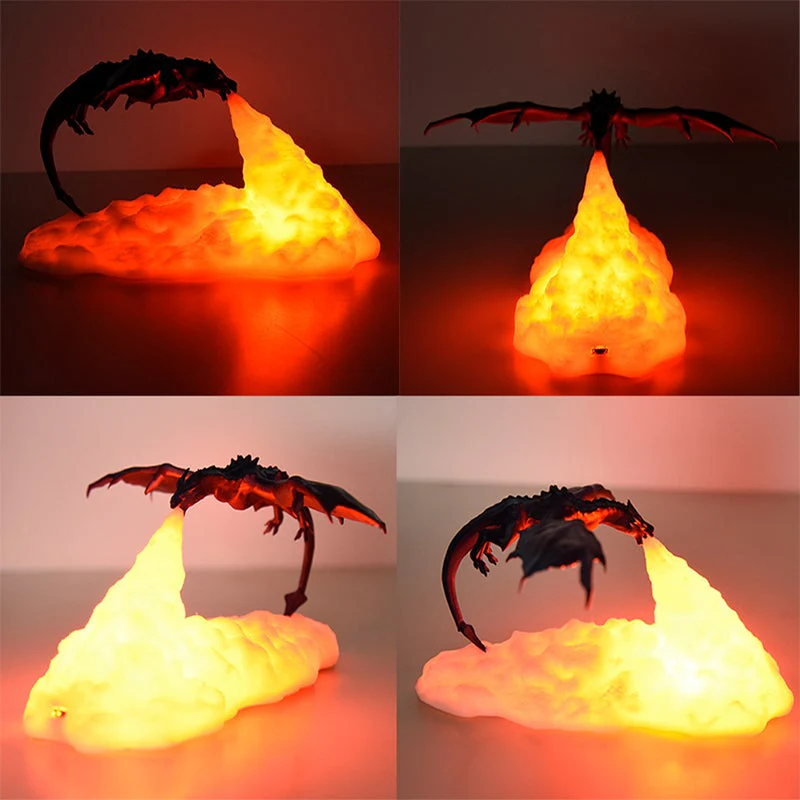 3D Vuurspuwende Draak Nachtlampje - Image 6