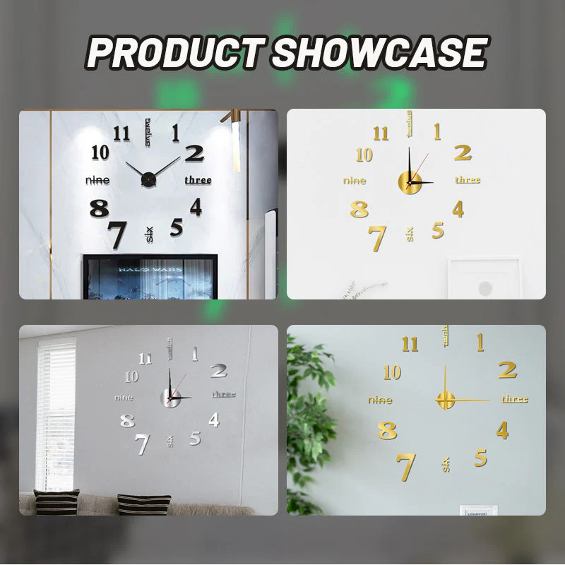 DecoTime™ – 3D Wandklok | Functionele Blikvanger voor Elk Interieur | 50% KORTING - Image 11