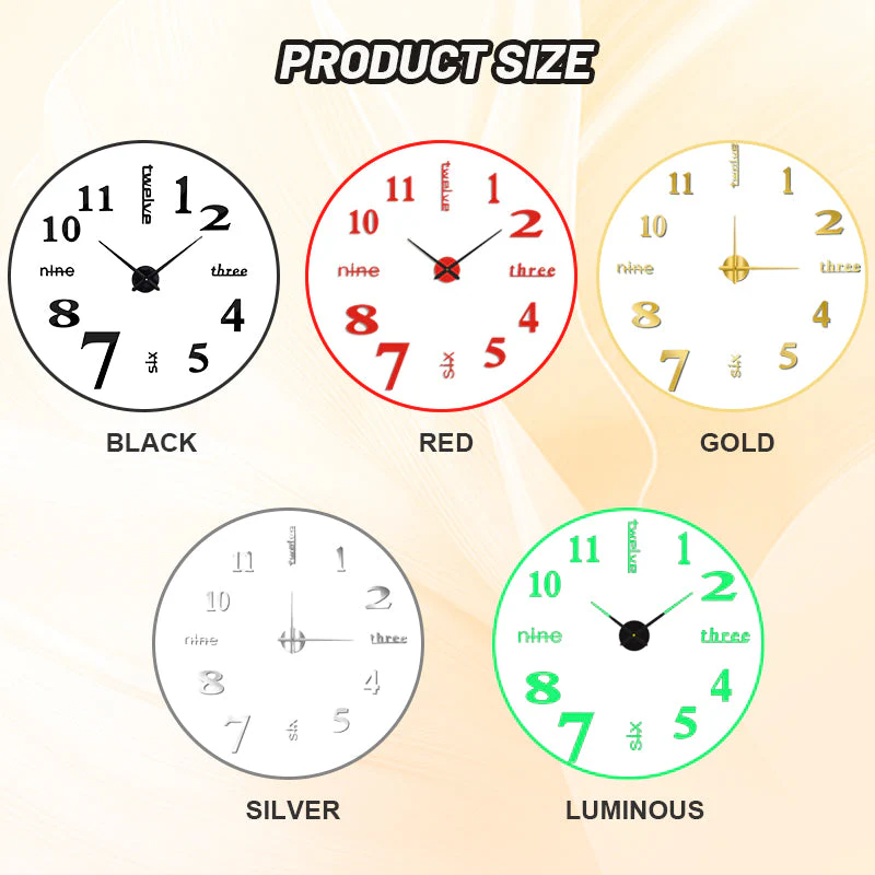 DecoTime™ – 3D Wandklok | Functionele Blikvanger voor Elk Interieur | 50% KORTING - Image 13