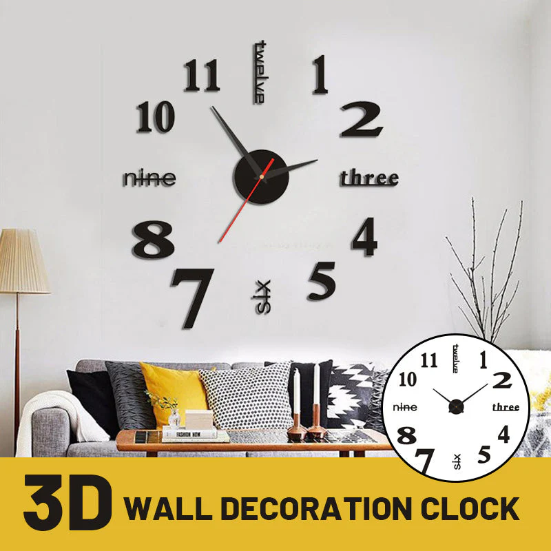 DecoTime™ – 3D Wandklok | Functionele Blikvanger voor Elk Interieur | 50% KORTING - Image 3