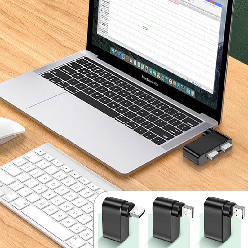 4-in-1 draaibare USB-hub - Image 3