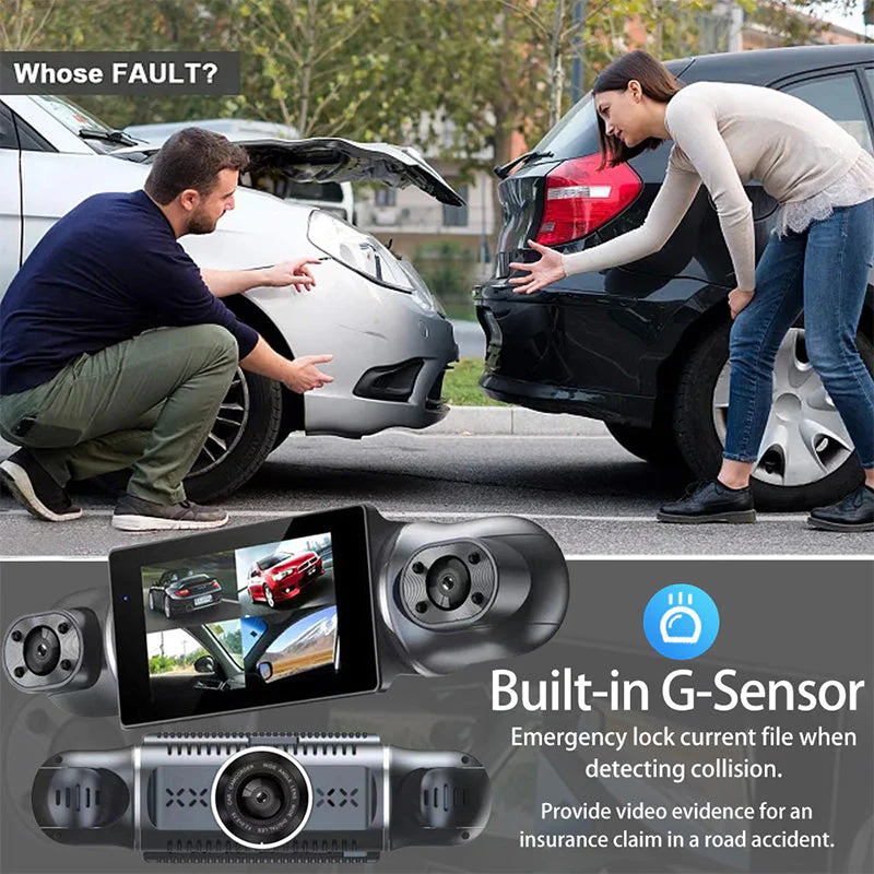 4-Kanaals 1080p Auto-Recorder - Kristalheldere Beveiliging Voor Uw Auto - Image 2