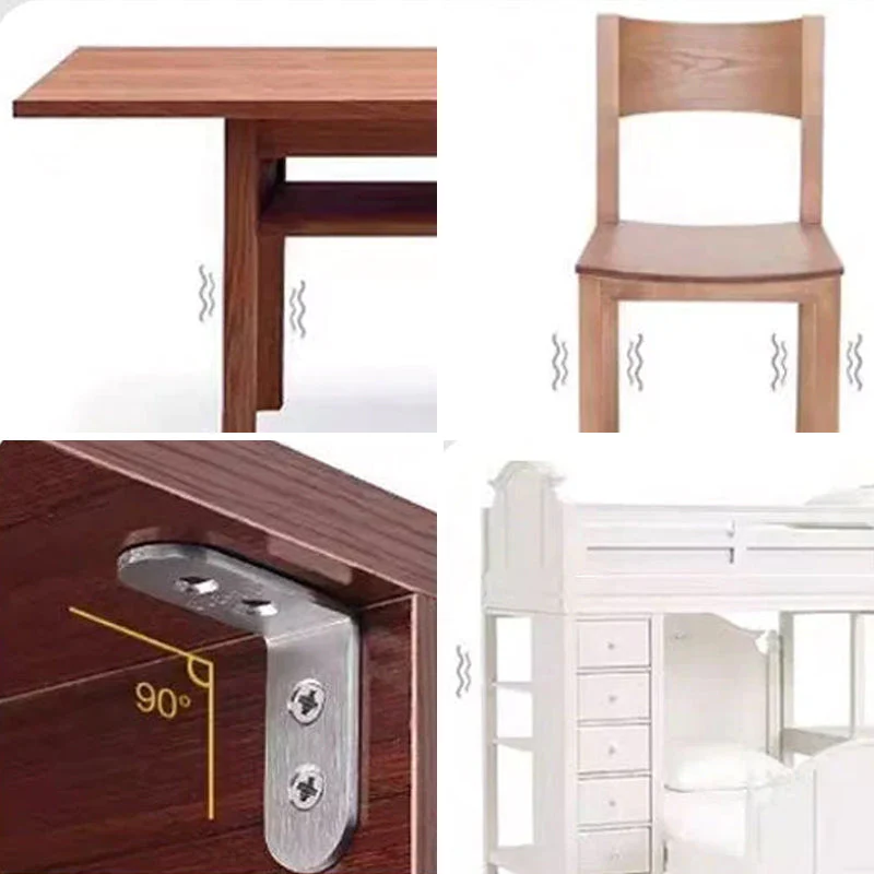 4-pack roestvrijstalen hoekbeugels - Image 18