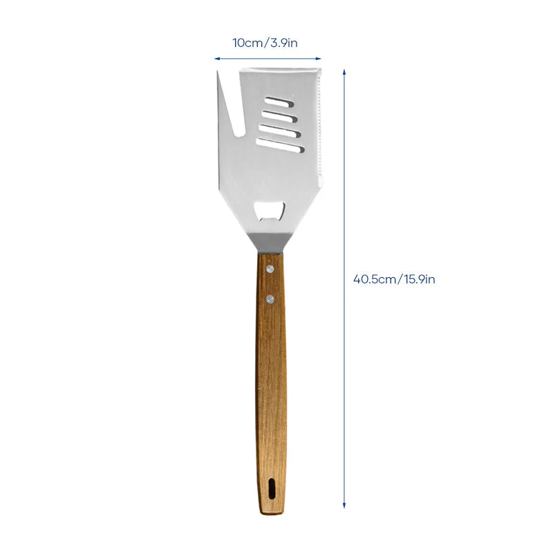 5-in-1 grillspatelvork met mes BBQ-gereedschap - Image 13