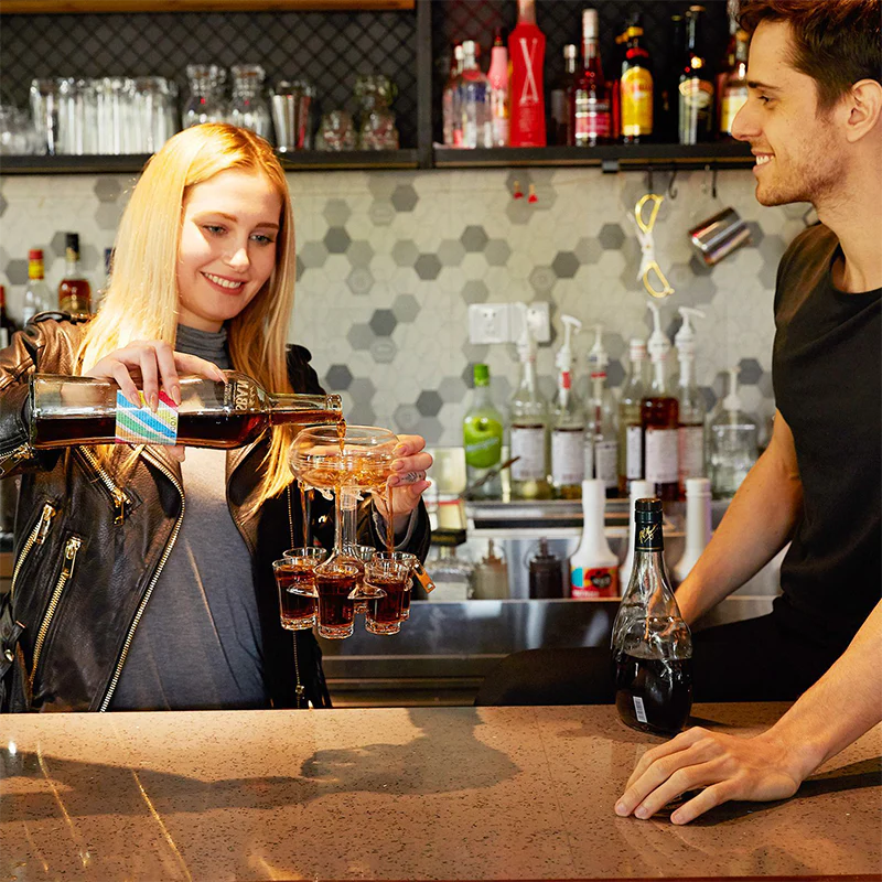 6 Shotglas dispenser en houder - Image 5