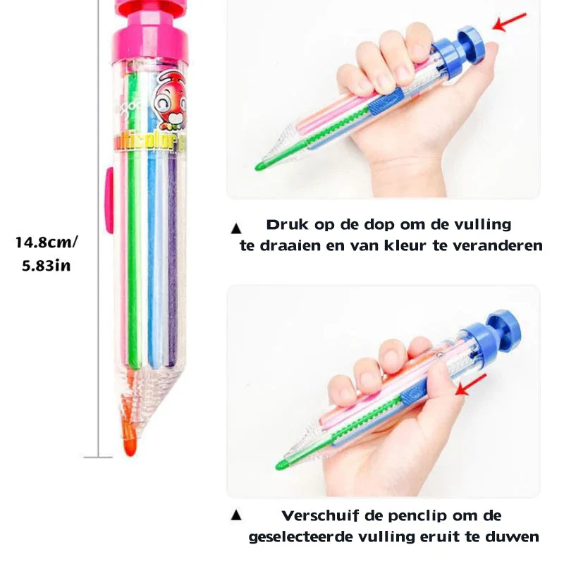 8 in 1 kleur potloden - Image 9