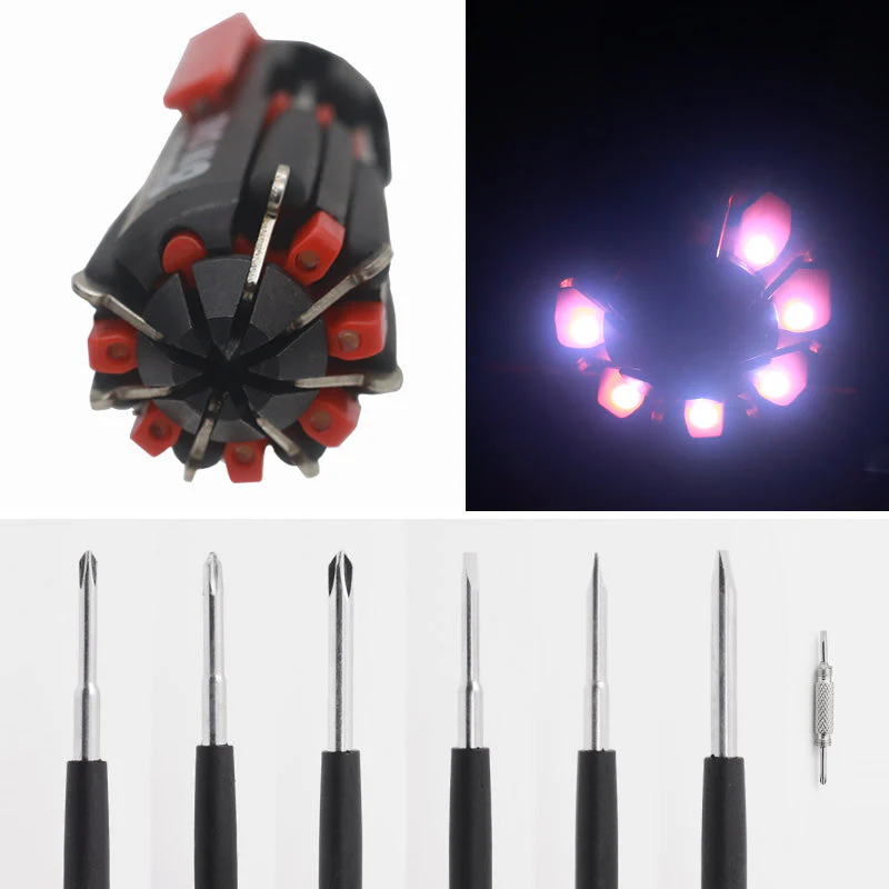 MultiFix - 8-in-1 schroevendraaier met LED zaklamp | 50% KORTING - Image 4