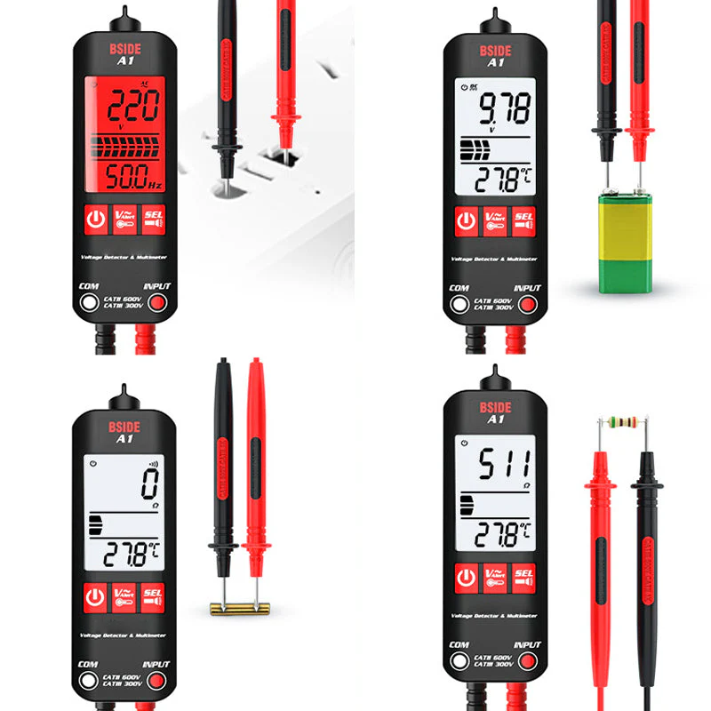 A1 Volautomatische Intelligente Digitale Multimeter Tegen Brandwonden - Image 5