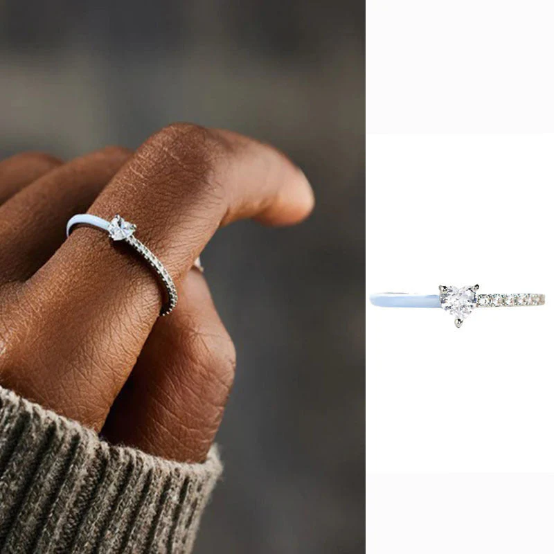 Aan mijn dochter - Gesneden Halve Emaille Ring - Image 6