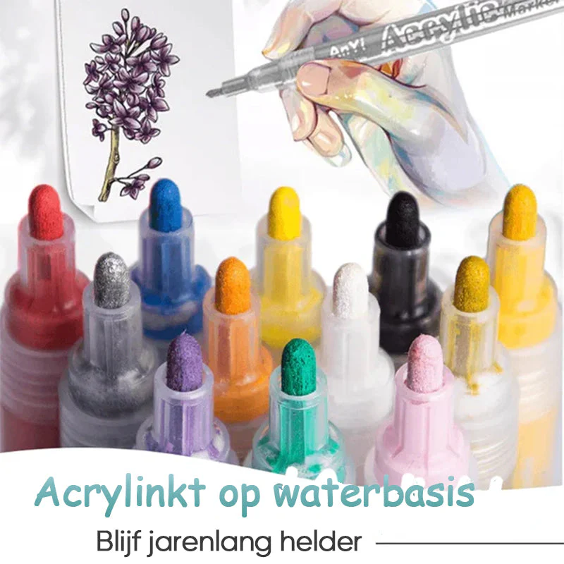Acryl Markers DIY Borstels - Image 8