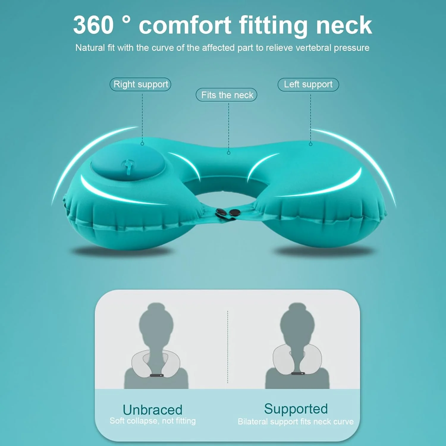 ReisComfort™ – Waterdicht opblaasbaar stretchkussen - Image 16