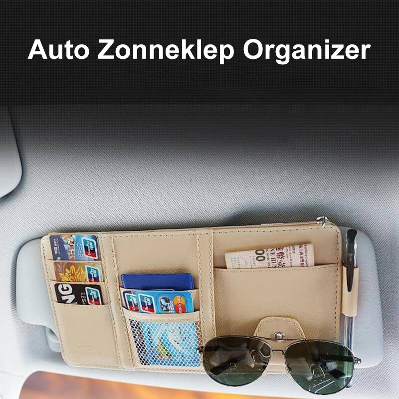 Alles-in-één auto zonneklep organizer - Image 4
