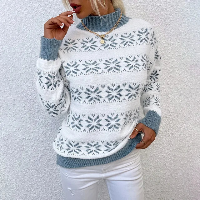Amari - Kerst Sneeuwvlok Trui Top | 50% KORTING - Image 3