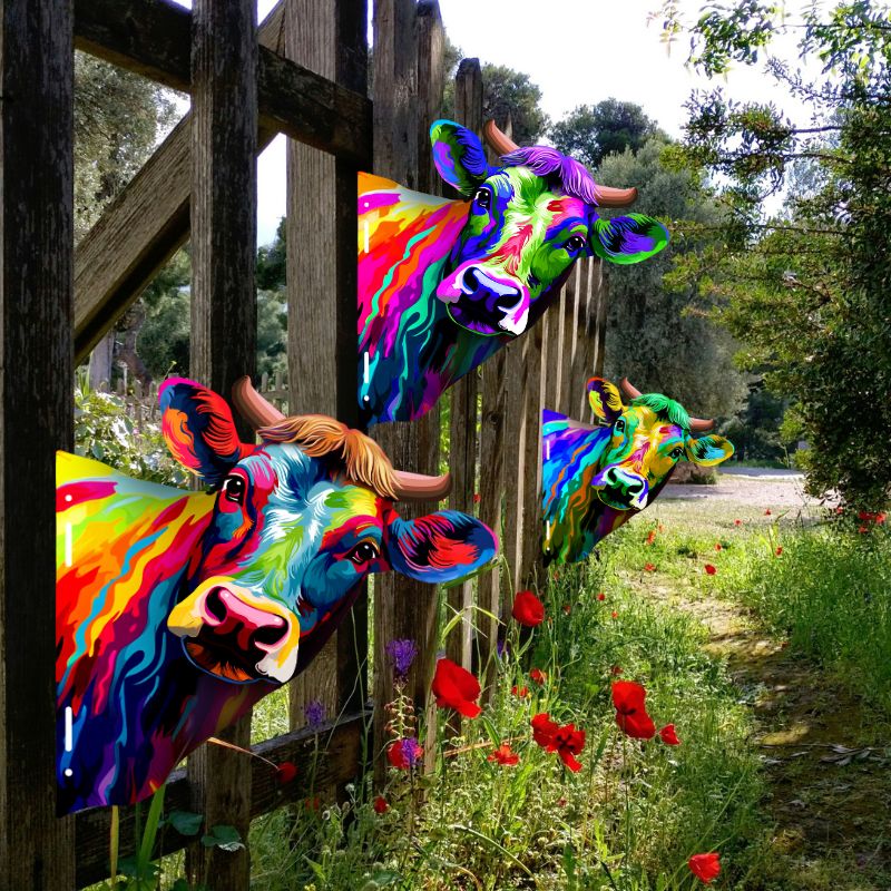 Artistiek Koe Tuinornament