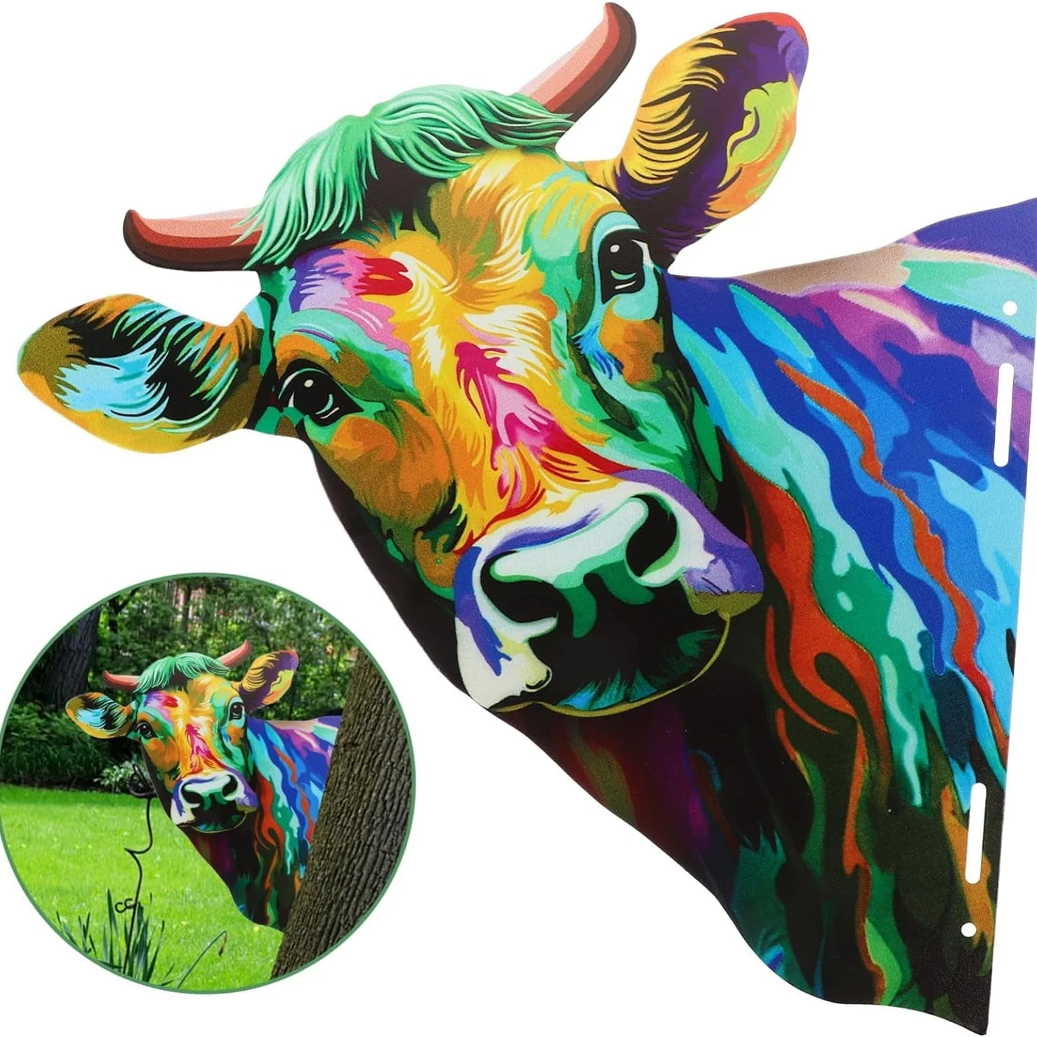 Artistiek Koe Tuinornament - Image 11