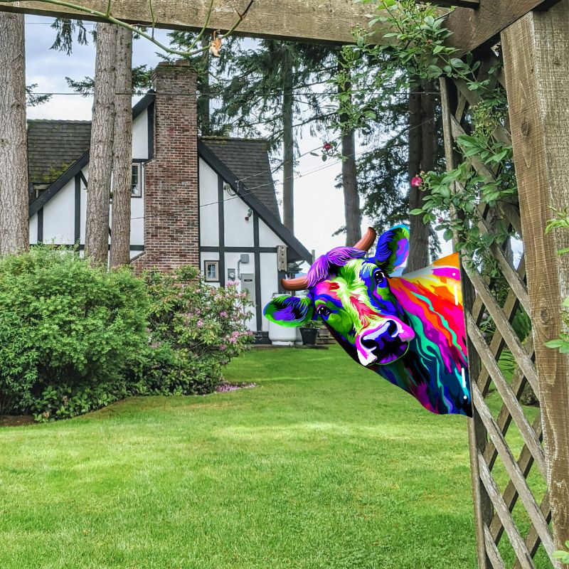 Artistiek Koe Tuinornament - Image 3