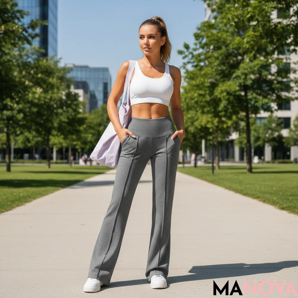 Ava – Wijde High-Waist Broek | 50% KORTING - Image 2