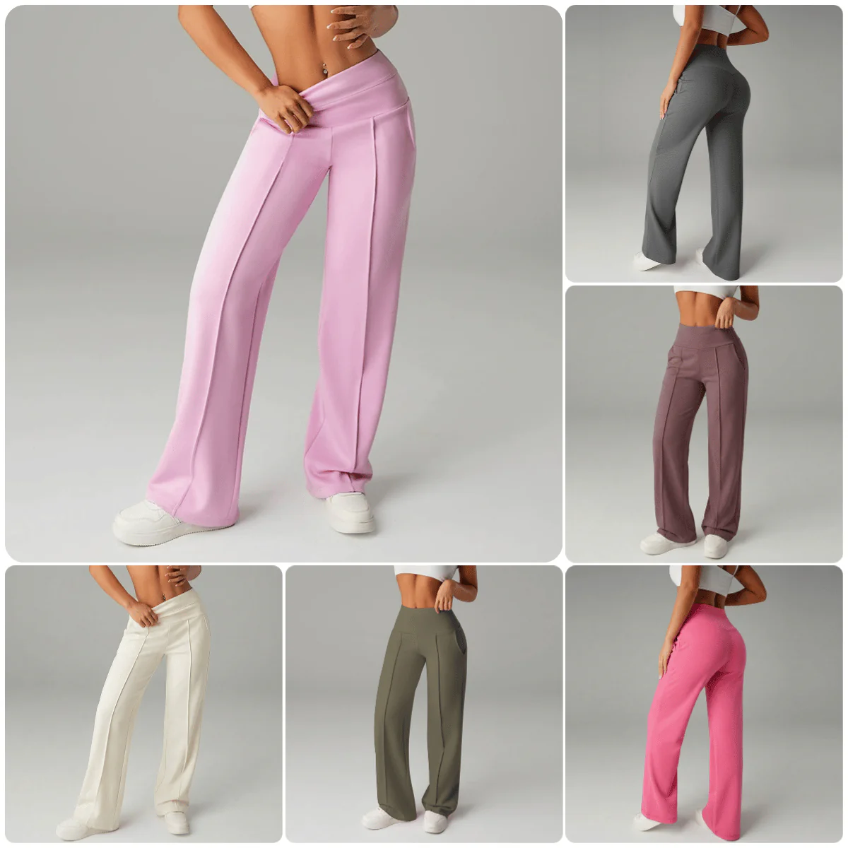 Ava – Wijde High-Waist Broek | 50% KORTING - Image 3