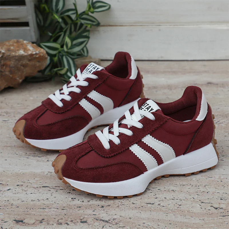 Ava – Dames Vintage-Inspiratie Chunky Sneakers met 4 cm Hoogte - Image 10