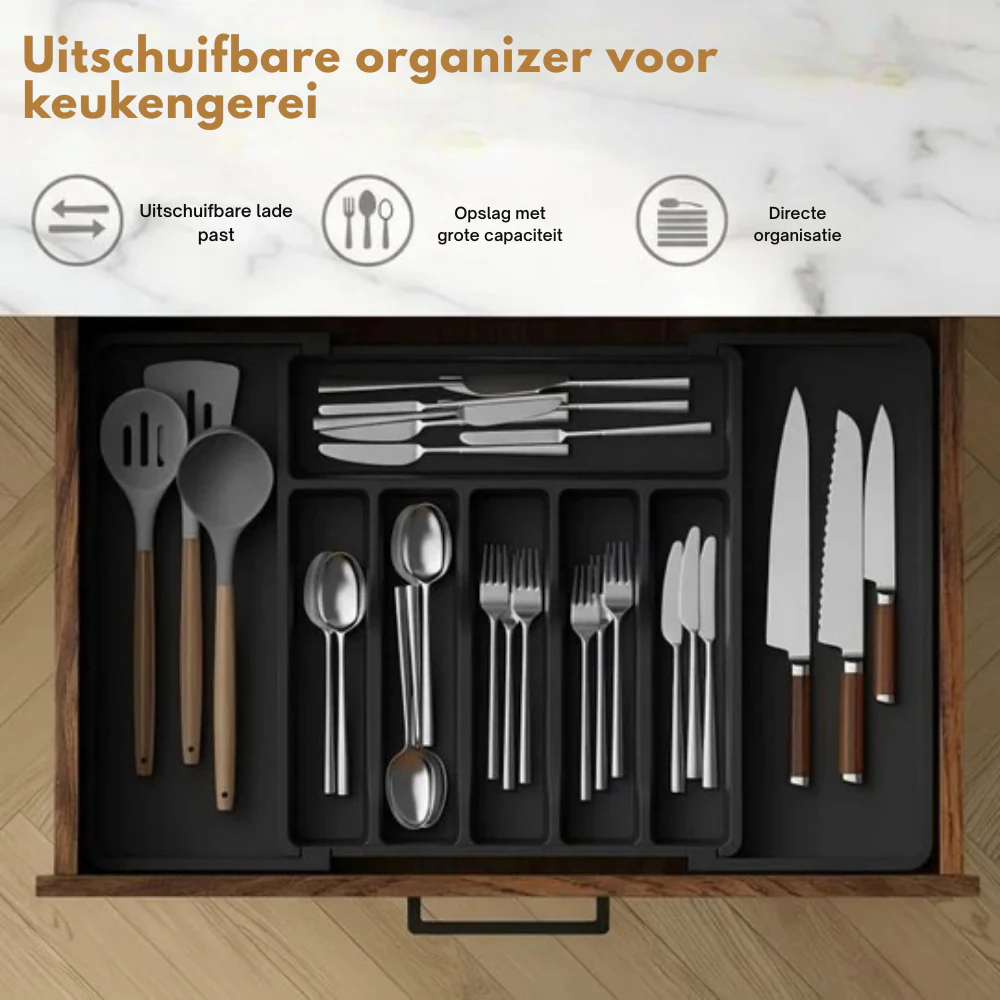 AvantiSpace – Verstelbare Lade-organizer | 50% KORTING - Image 2